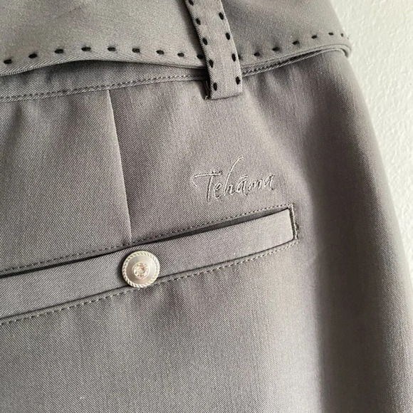 TEHAMA Gray Activewear Mini Tennis Belted Golf Skirt Skort Size 8 - Picture 7 of 12
